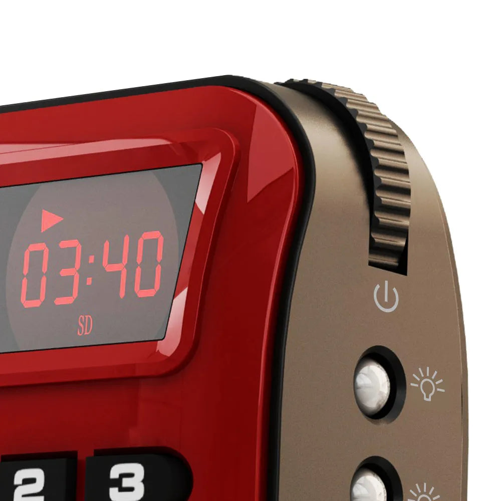 Golden Rolton W405 portable FM radio and MP3 speaker with LED display and carry strap