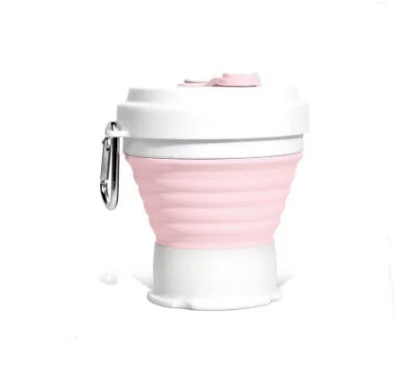 Blue quick refrigeration pinch cup with double-layer silicone construction for making slushies