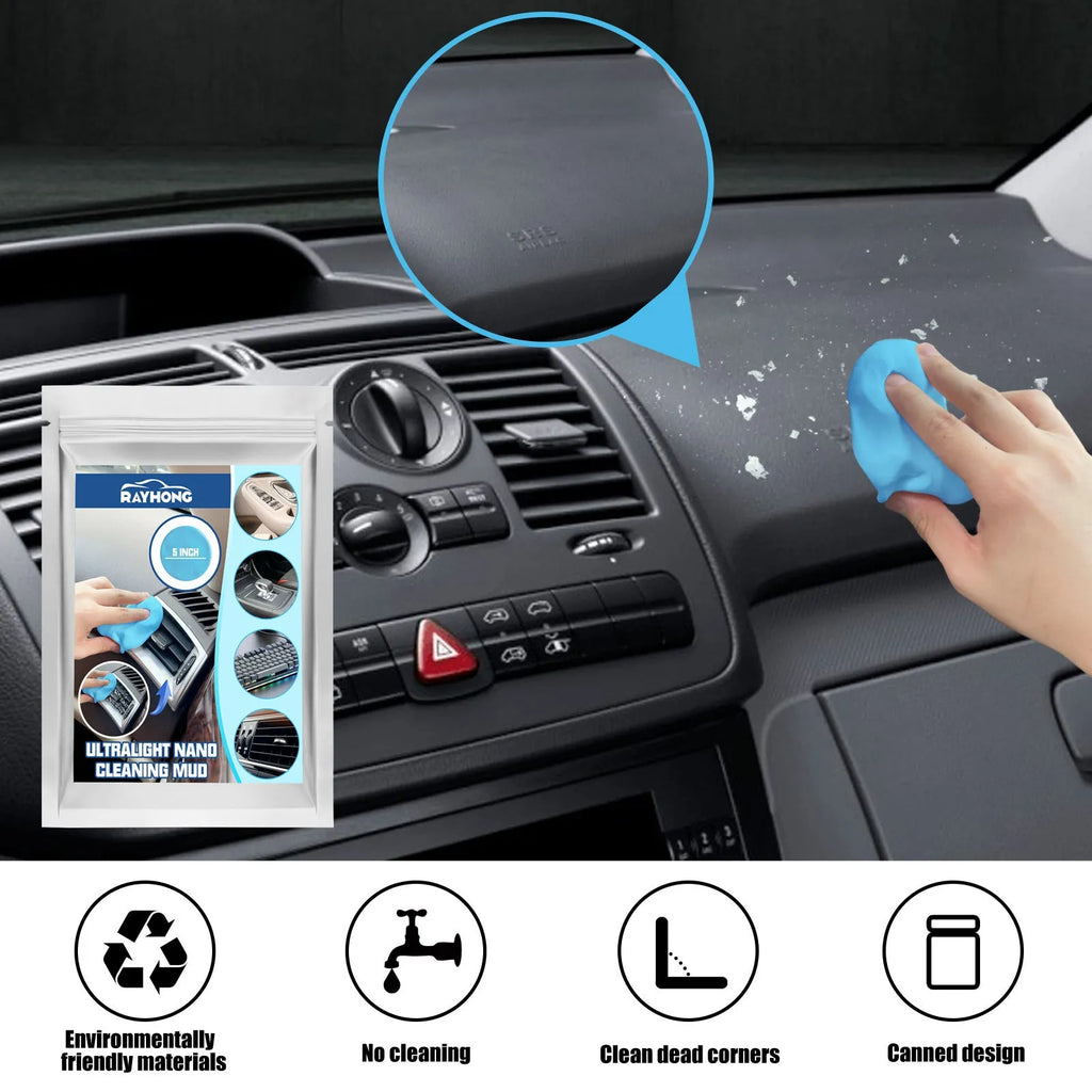Car cleaning mud gel putty for dust removal from gaps and vents