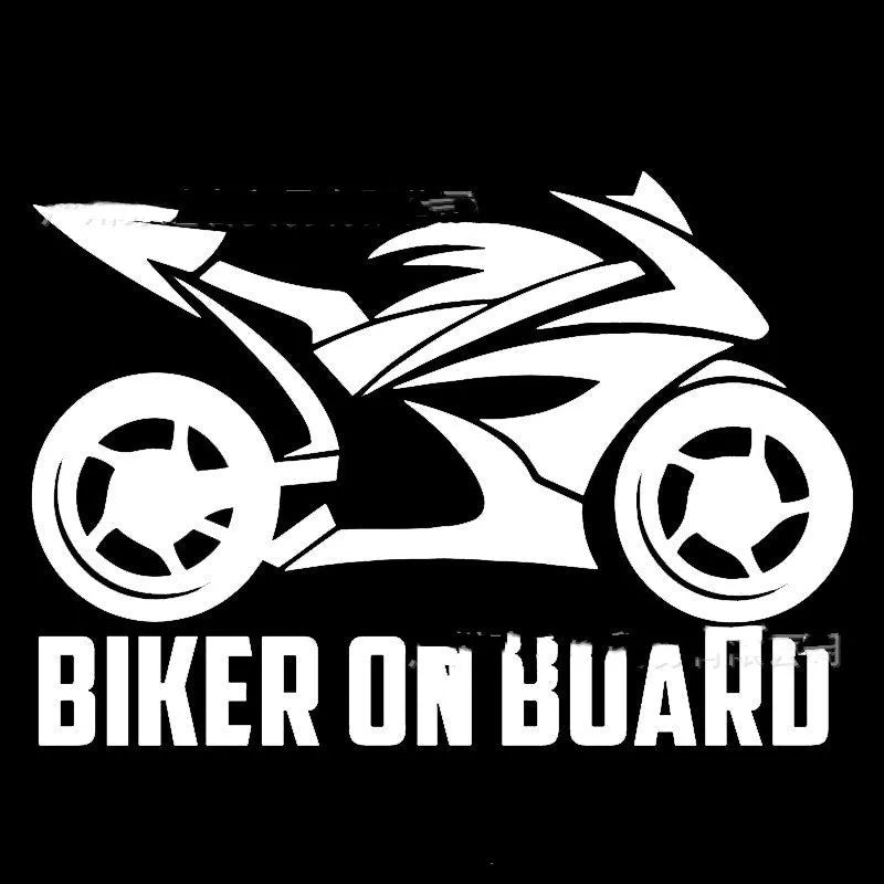 Motorcycle car reflective stickers in multiple colours with two size options on vehicle surface