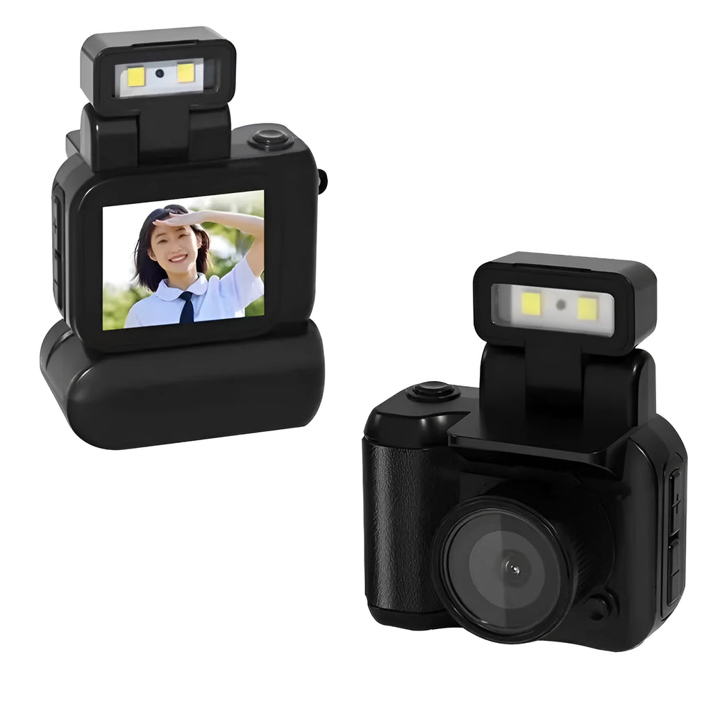 HD Digital Camera Y4000 in black, portable student camera with video and photo functions