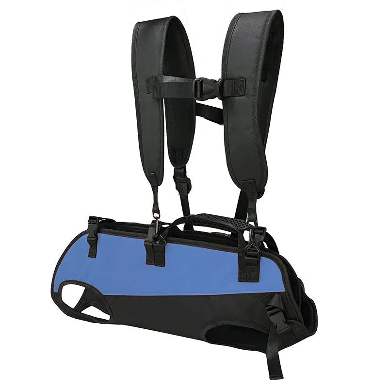 Multifunctional pet backpack that converts to stretcher in Oxford cloth with size options