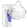 White plastic handheld nebuliser spray machine with USB charging port and single mist outlet