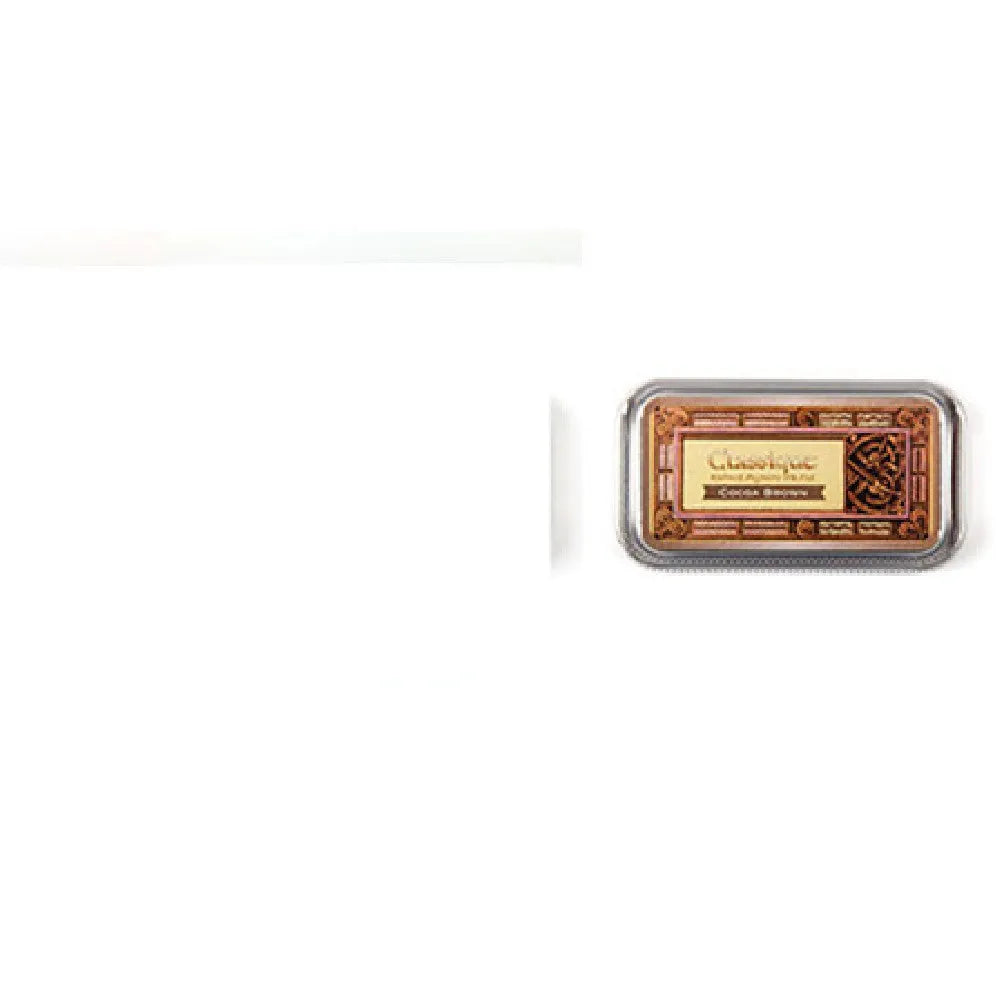 Rectangular oily stamp pad ink measuring 0.3x5.7x1.7cm in five colour options for DIY rubber stamps