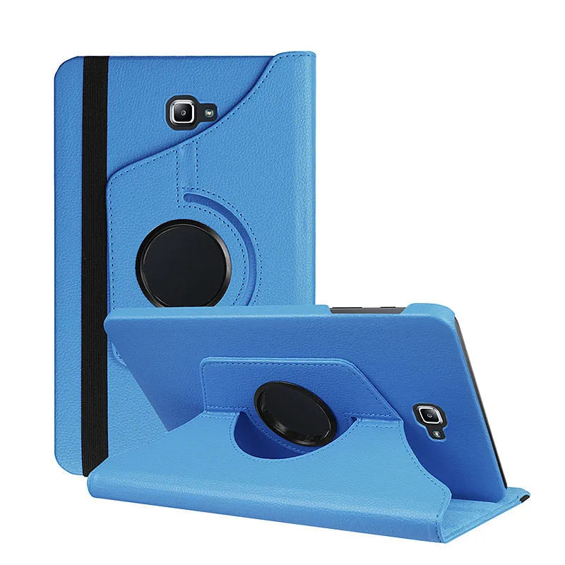 iPad tablet rotating leather case in clamshell design with multiple colour options