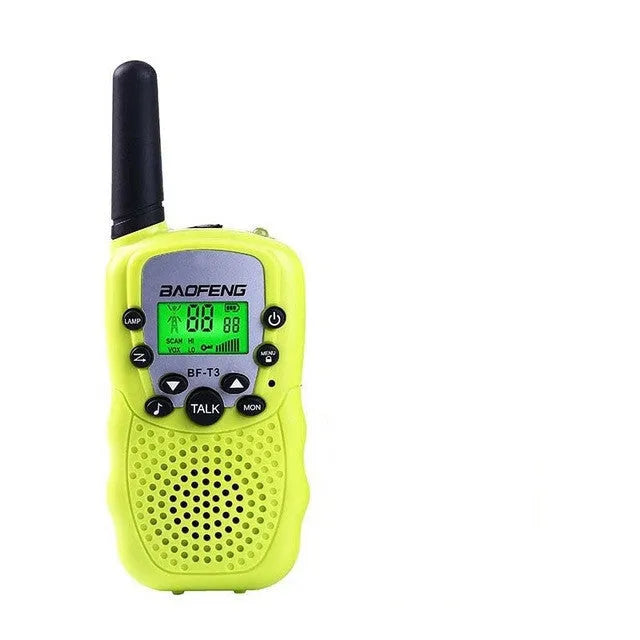 Children's UHF walkie talkie set in assorted colours with 22-channel capability