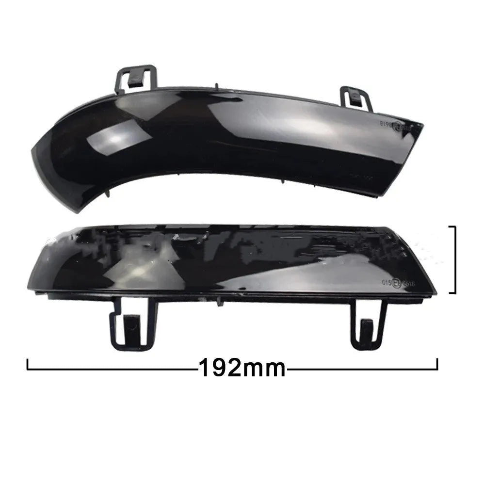 Volkswagen Golf 5 sequential running water turn signal light unit in ABS plastic housing.