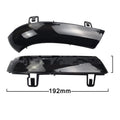 Volkswagen Golf 5 sequential running water turn signal light unit in ABS plastic housing.