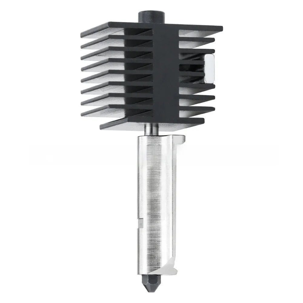 Bambu Lab A1 Mini 3D printer hardened steel hot end nozzle assembly with silicone sleeve