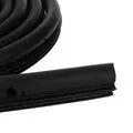 Black rubber sealing strip for Toyota Hiace High Roof sliding door, 5 metre length