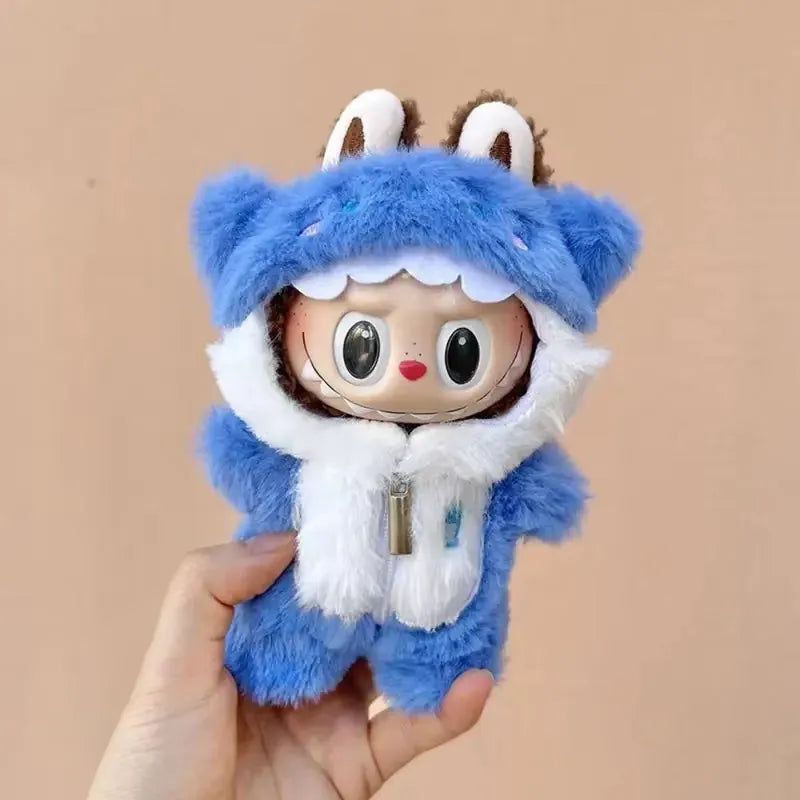 Blue shark cloth car curtain hanging ornament without doll universal fit