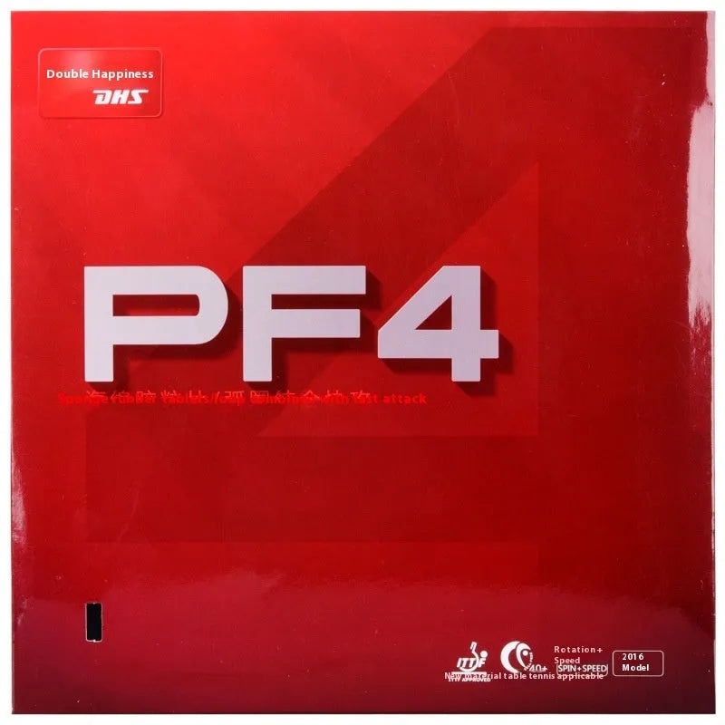 PF4-50 Fast Attack Sticky Classic table tennis racket in red or black with anti-rubber surface
