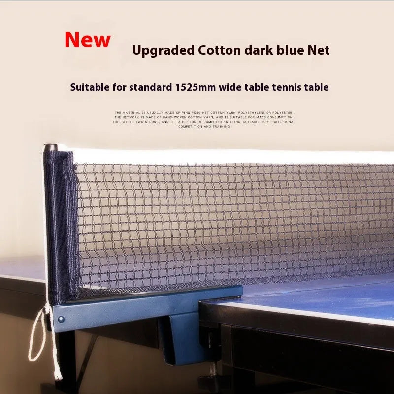 Table tennis post set with thickened large clips for indoor open grid tables