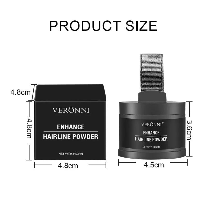 Hairline powder for shadow repair and skin tone correction in 14 colour shades