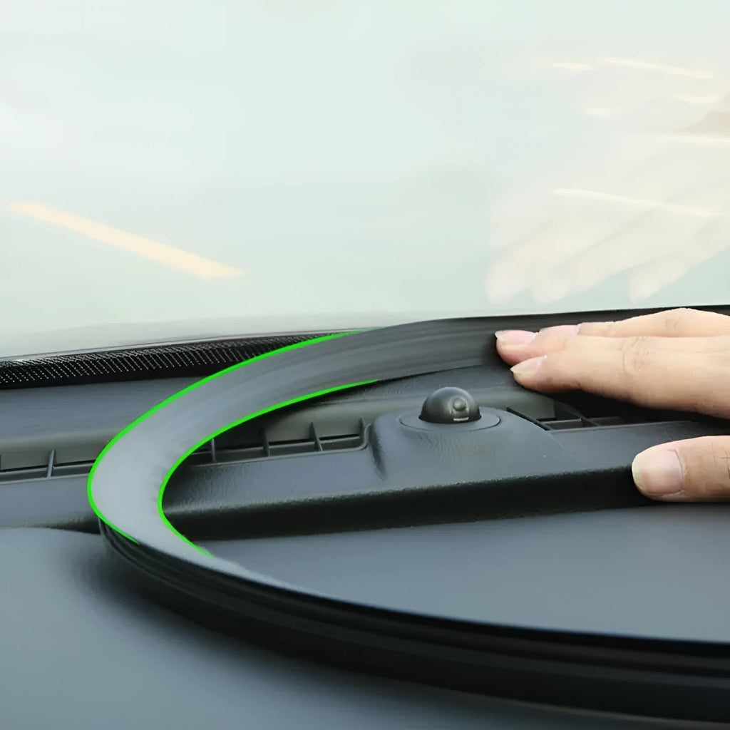 Outlander dashboard silicone soundproof seal strip measuring 1.6 metres with double-sided card slots
