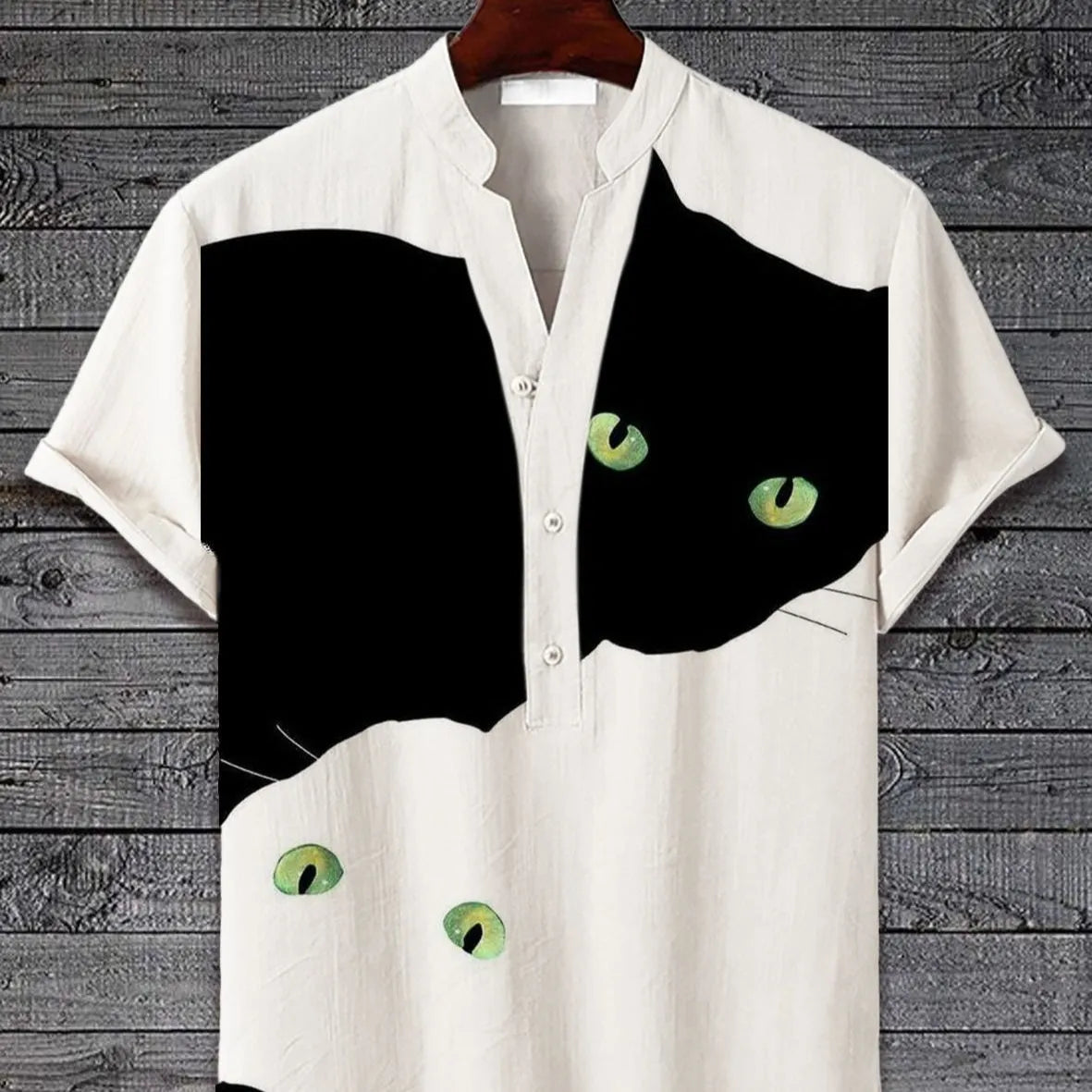 Short sleeve shirt with 3D digital animal print design in various colours
