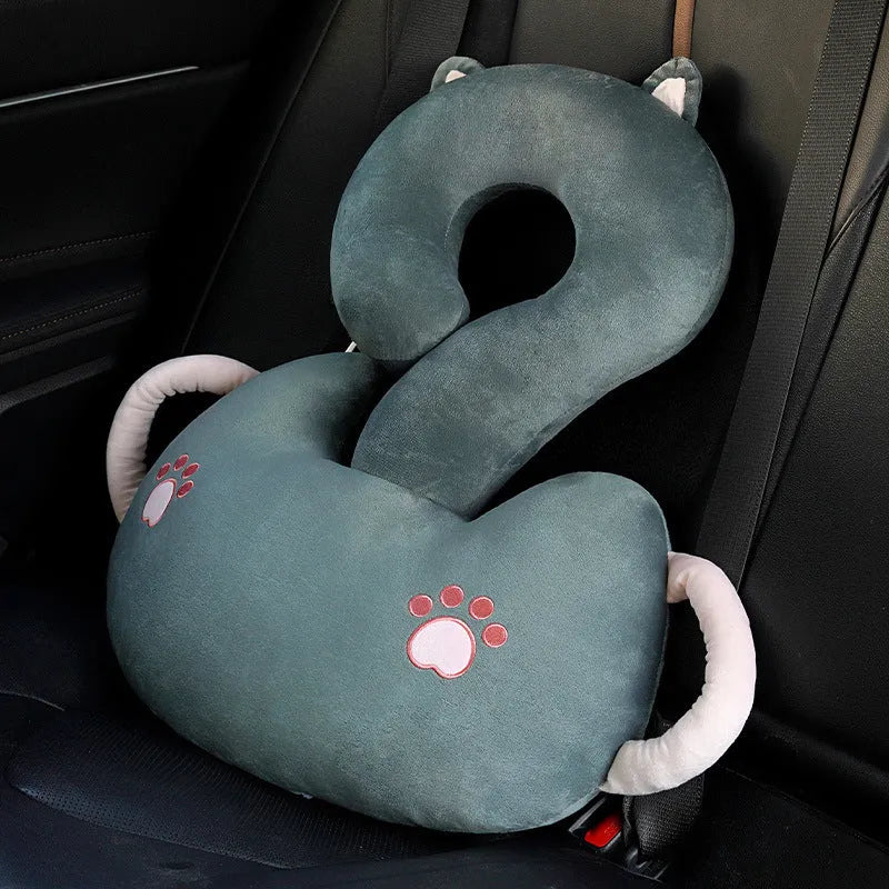 Square 65x65cm cartoon animal hug cushion pillow with soft PP cotton filler, shown in capybara design.