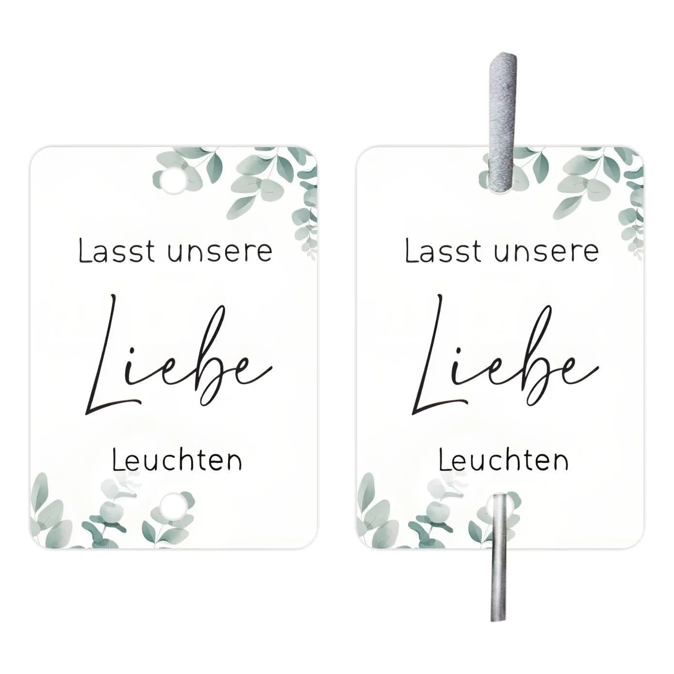 Set of 50 white card decorative labels with fireworks design for celebration events