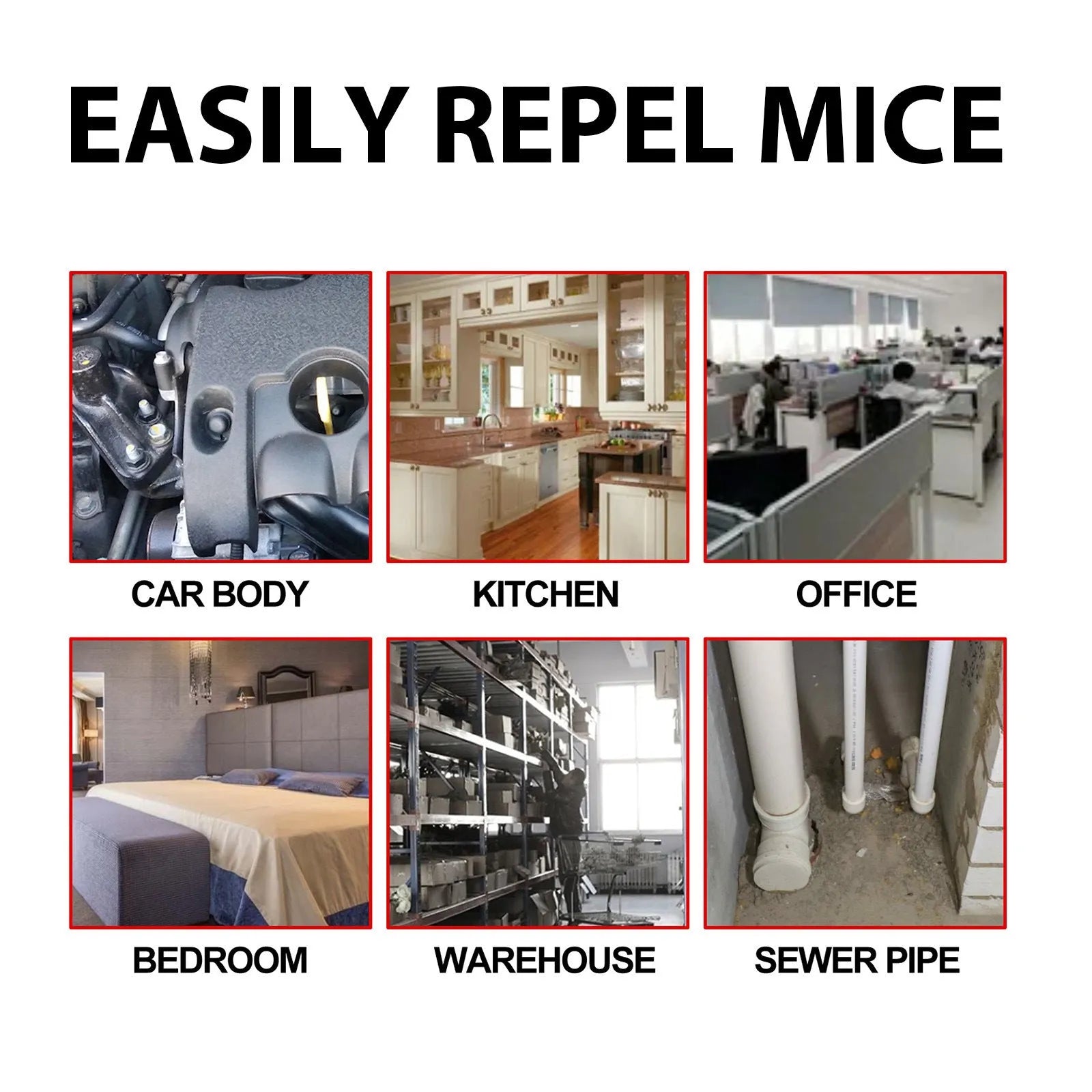 60ml bottle of natural essential oil rat and mouse repellent spray.