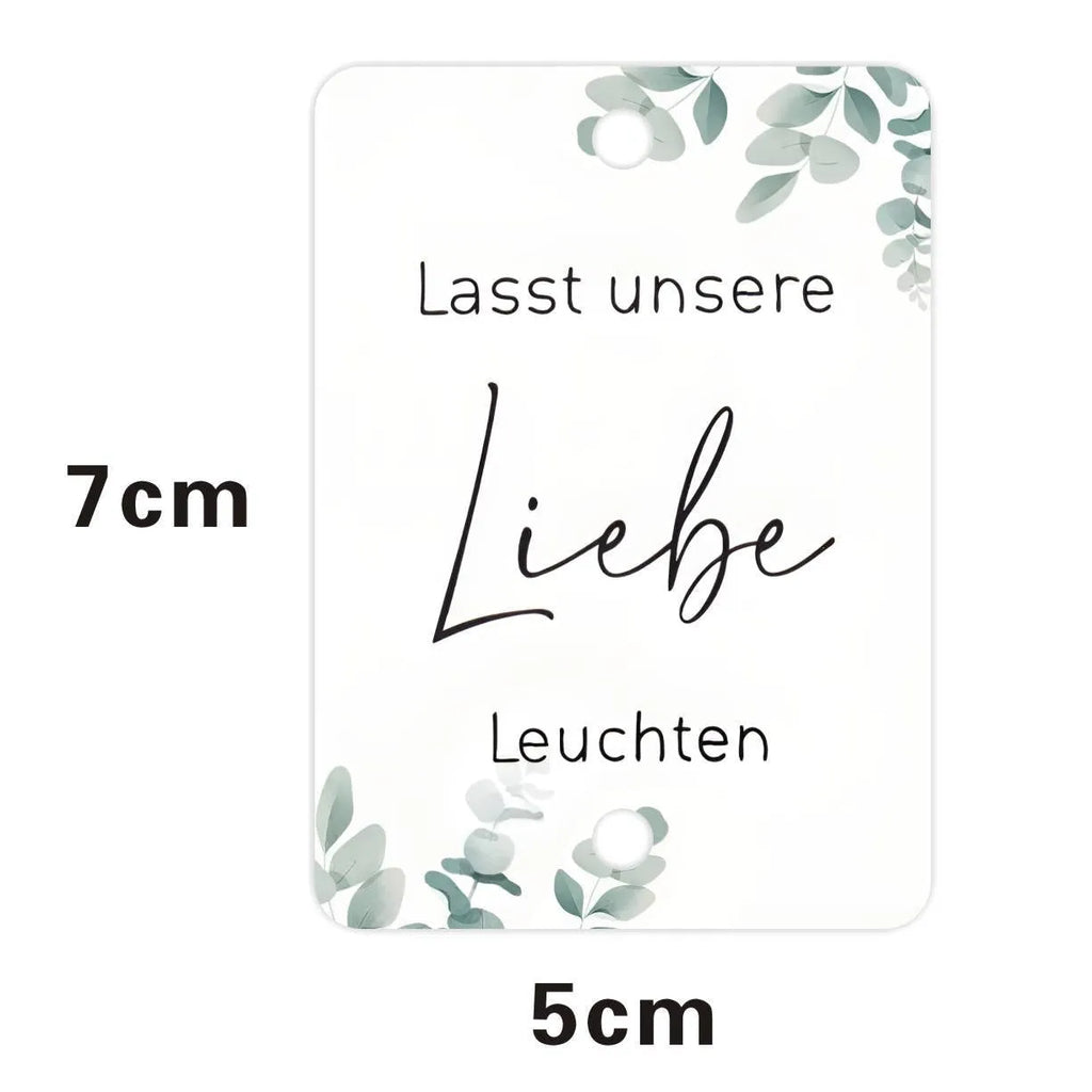 Set of 50 white card decorative labels with fireworks design for celebration events