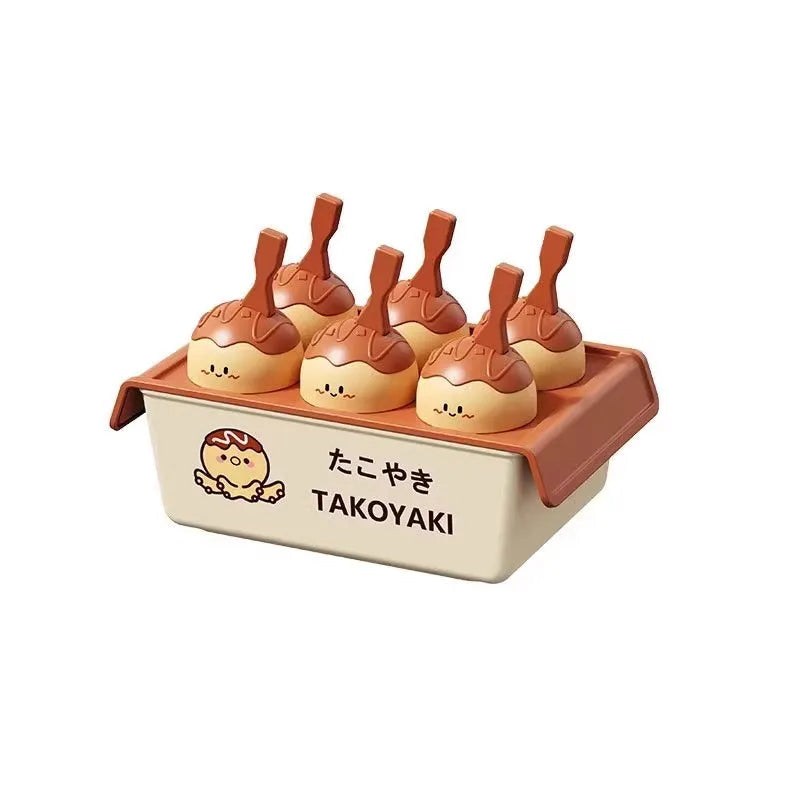 Octopus balls ice cream mould plastic Japanese takoyaki style frozen dessert maker