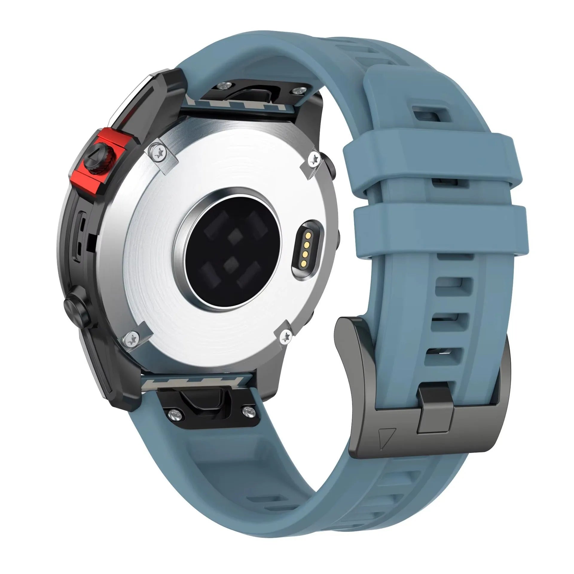 Garmin Fenix 7 compatible silicone quick release sports watch strap in multiple colour options