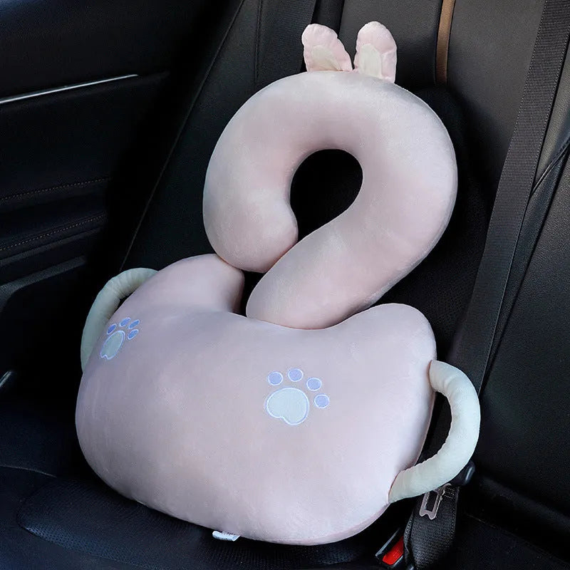 Square 65x65cm cartoon animal hug cushion pillow with soft PP cotton filler, shown in capybara design.
