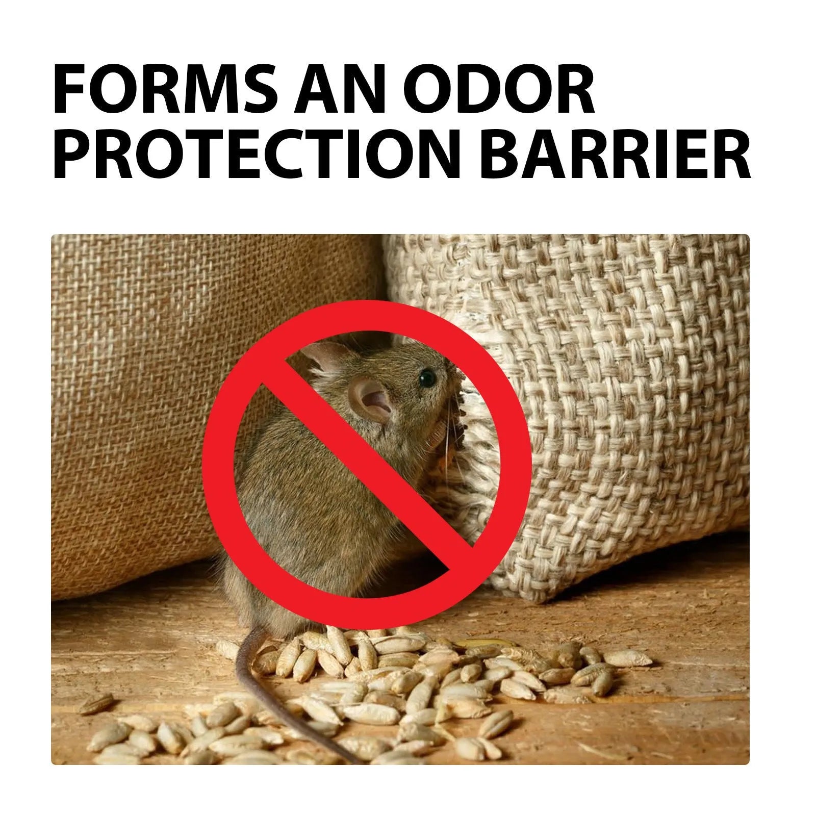 60ml bottle of natural essential oil rat and mouse repellent spray.