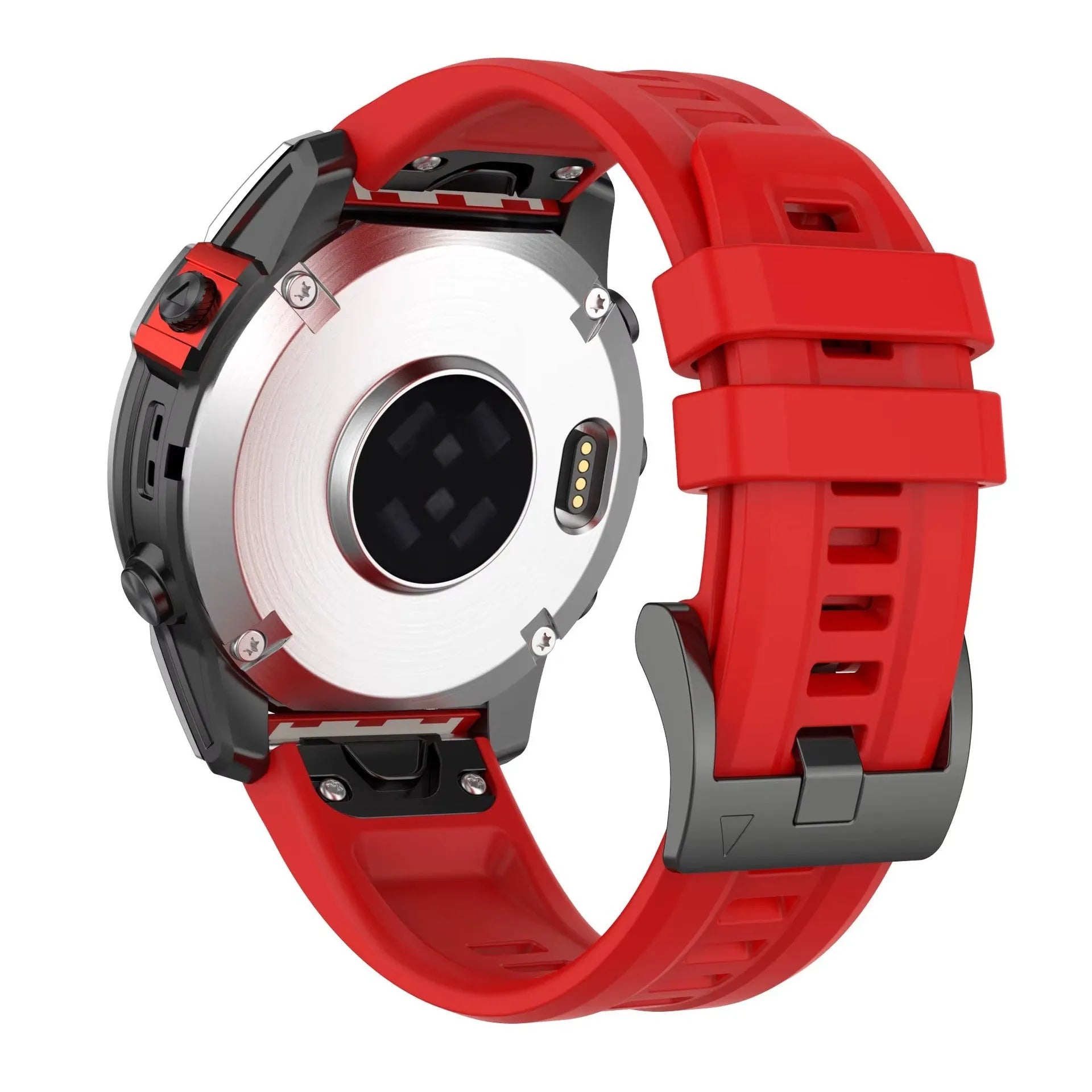 Garmin Fenix 7 compatible silicone quick release sports watch strap in multiple colour options