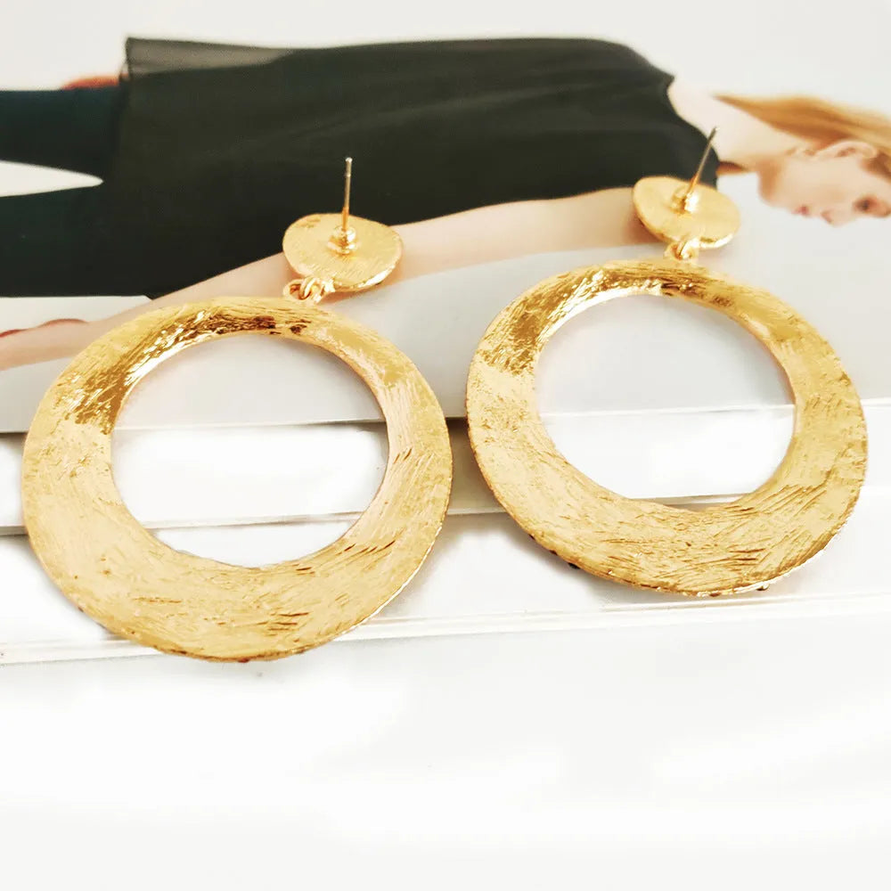 Cartoon alloy drop earrings with colourful large diamond pendants in European fashion style
