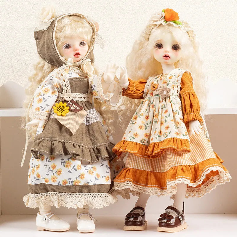 French Entry Lux Wind Blythe doll clothes collection showing multiple colour and pattern variations