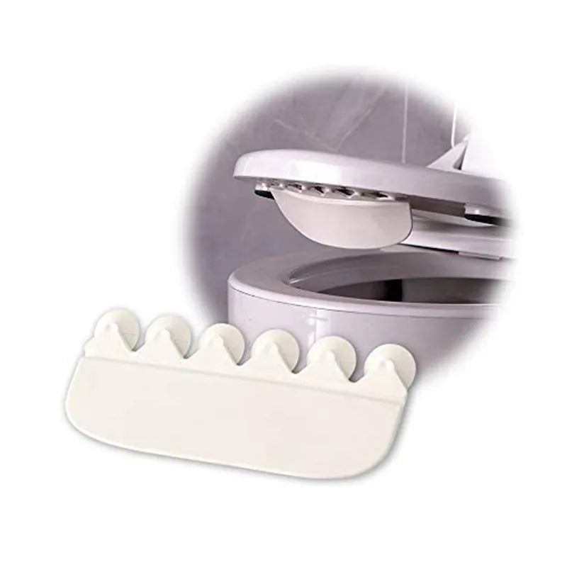 White PVC toilet urine blocking board for children's toilet training and splash prevention