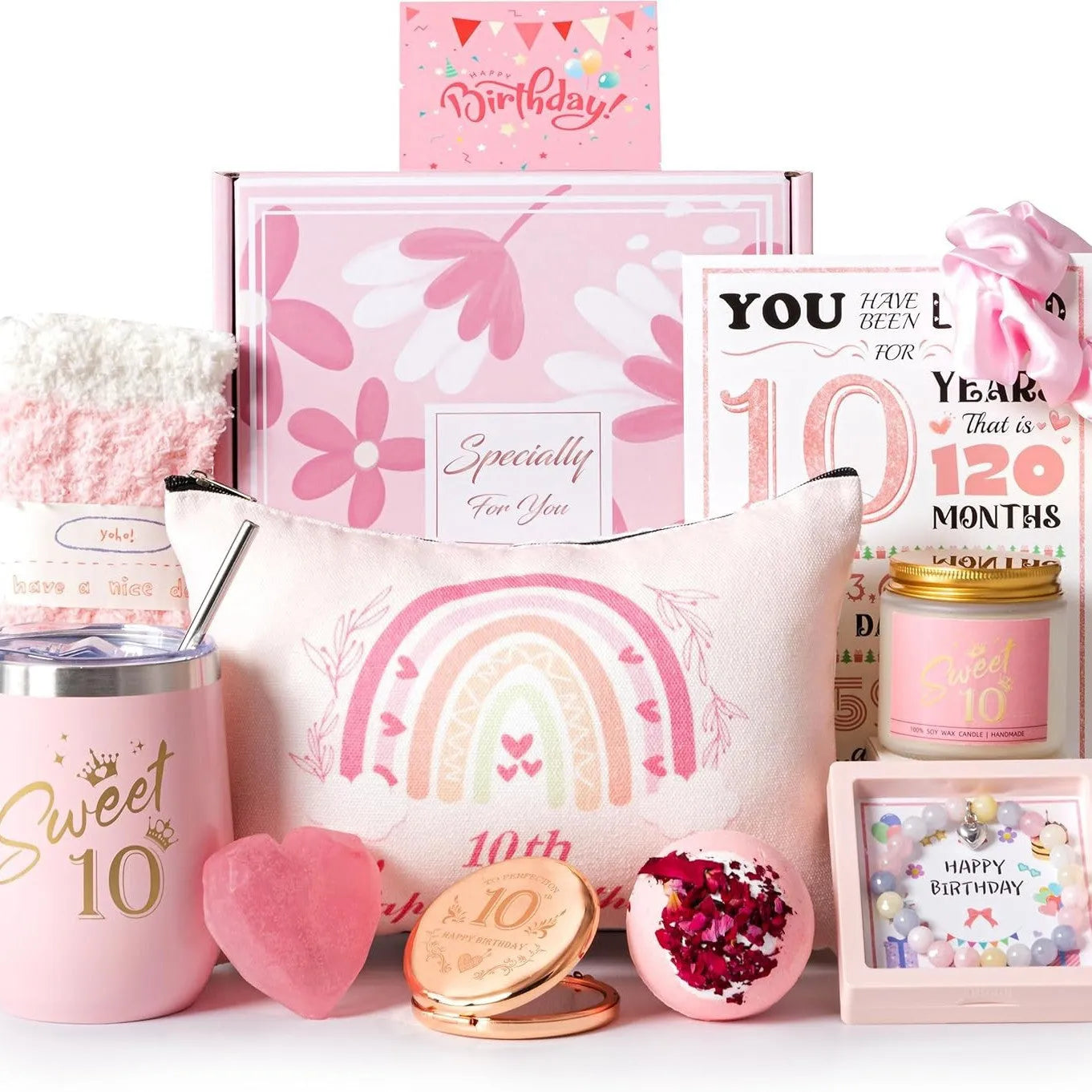 Soy wax aromatherapy candle bath set gift box with decorative suit designs in multiple colours