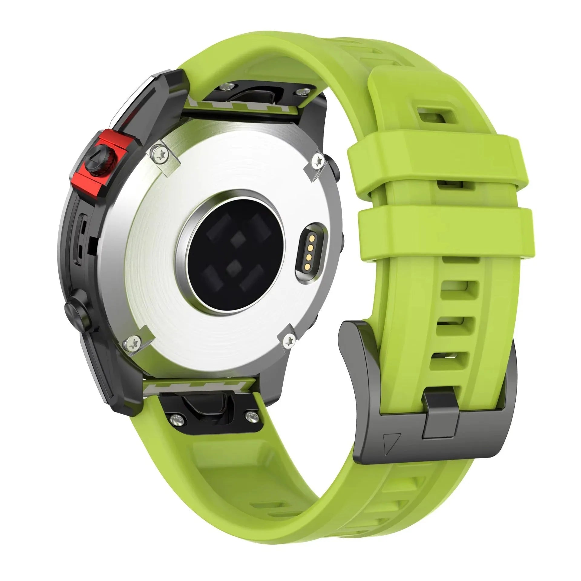 Garmin Fenix 7 compatible silicone quick release sports watch strap in multiple colour options