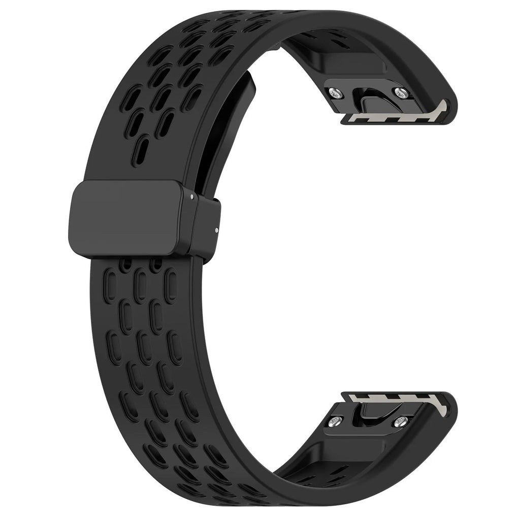 Jiaming Fenix quick release watch strap in multiple colours showing 20mm, 22mm, and 26mm width options.