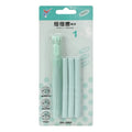 Children's automatic push eraser in four colour options showing compact 12x8cm size