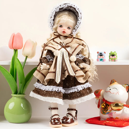 French Entry Lux Wind Blythe doll clothes collection showing multiple colour and pattern variations