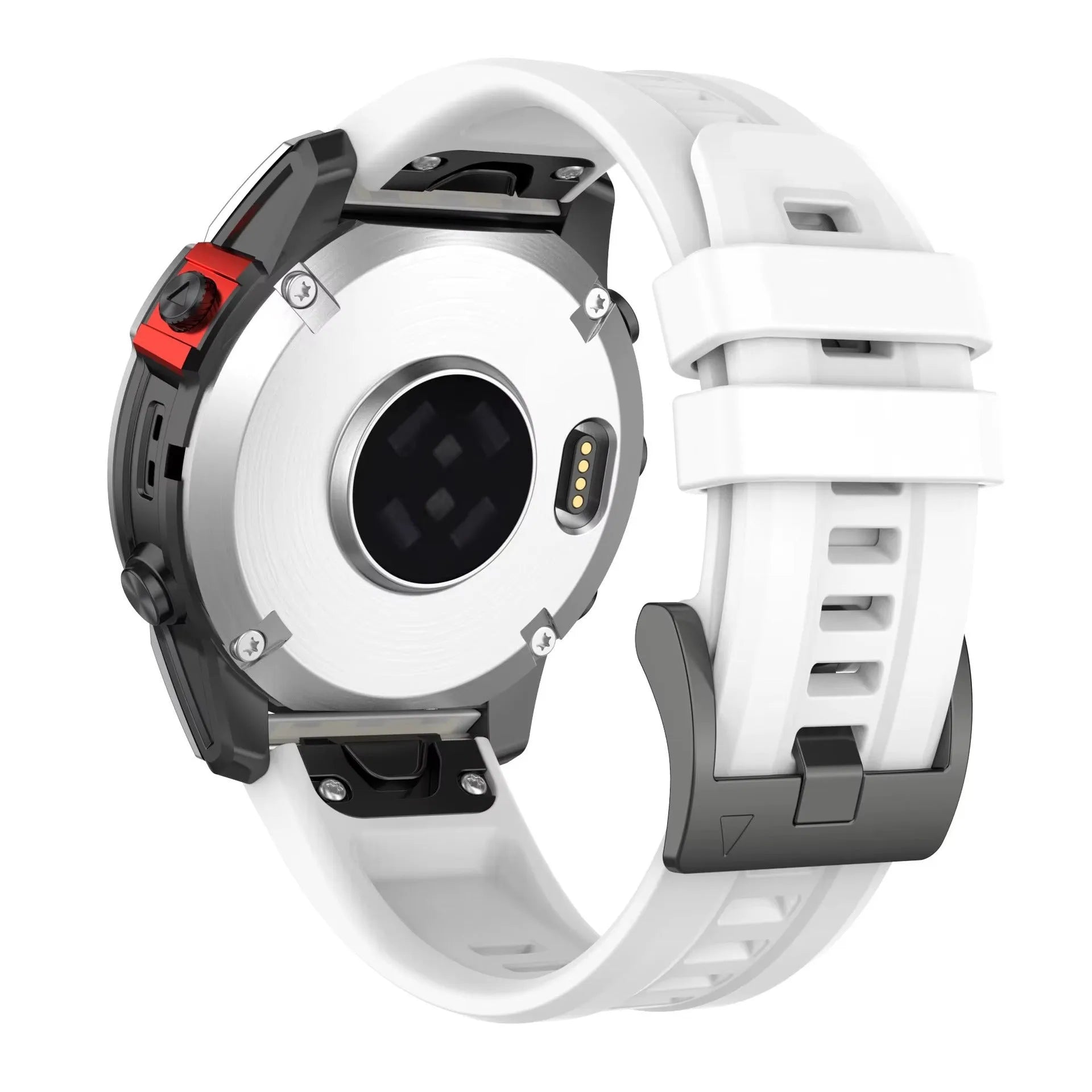 Garmin Fenix 7 compatible silicone quick release sports watch strap in multiple colour options