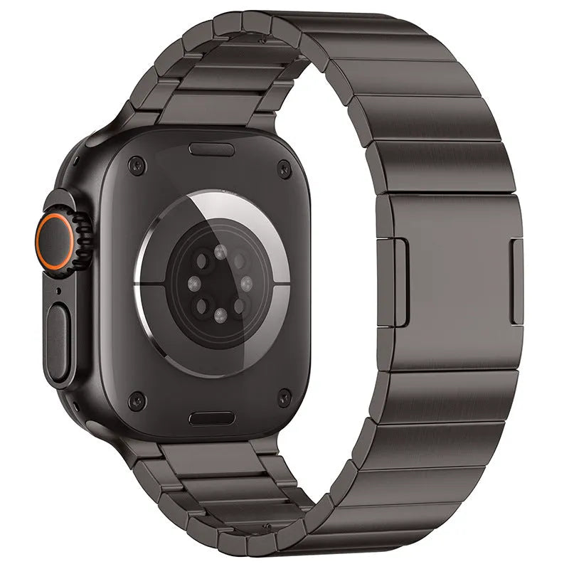 Stainless steel magnetic buckle watch strap for Apple Watch in multiple colour options