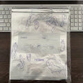 Set of aluminium foil resealable fresh-keeping bags in small, medium, and large sizes.
