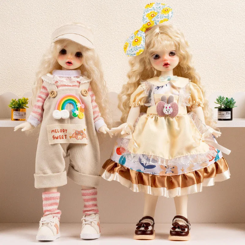 French Entry Lux Wind Blythe doll clothes collection showing multiple colour and pattern variations