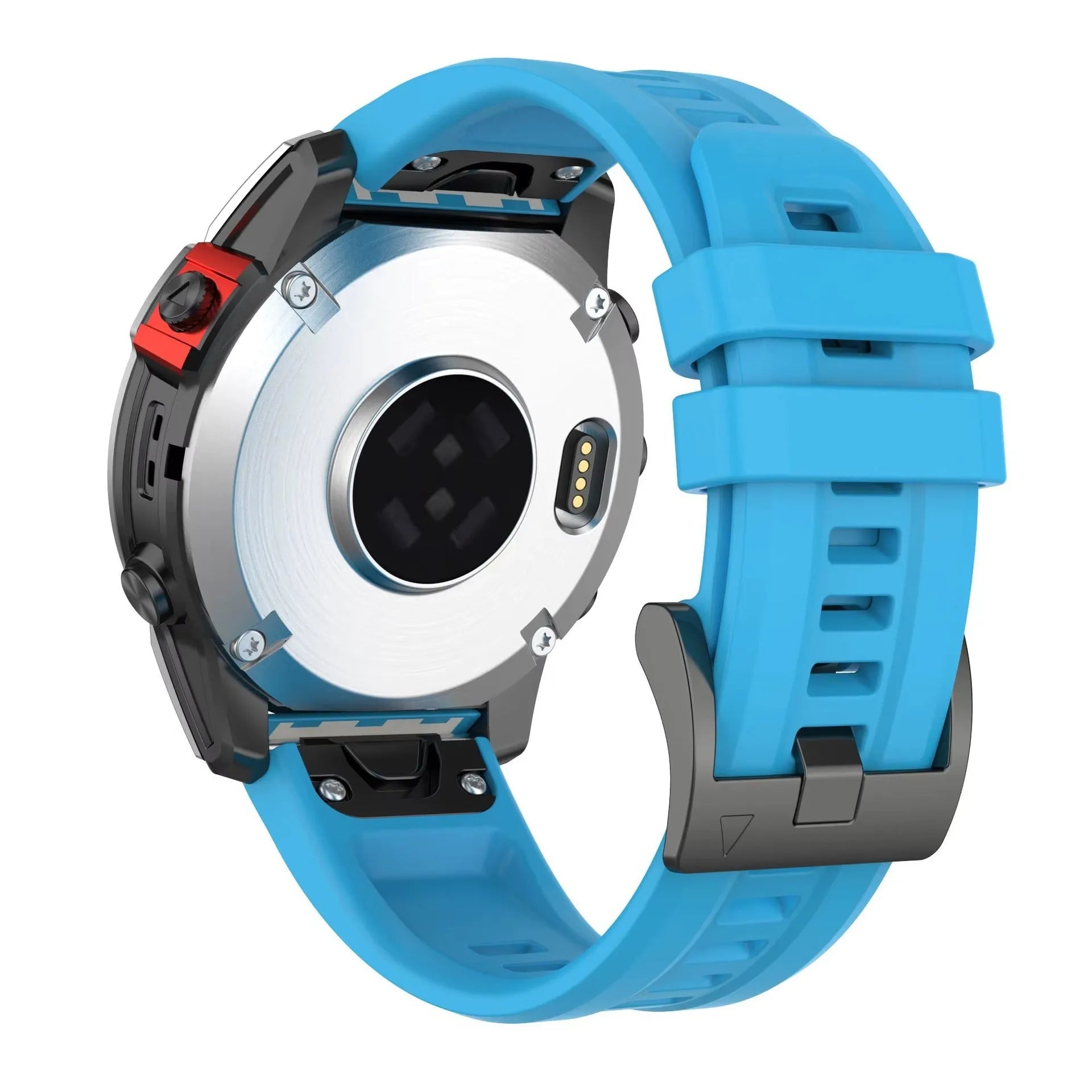 Garmin Fenix 7 compatible silicone quick release sports watch strap in multiple colour options