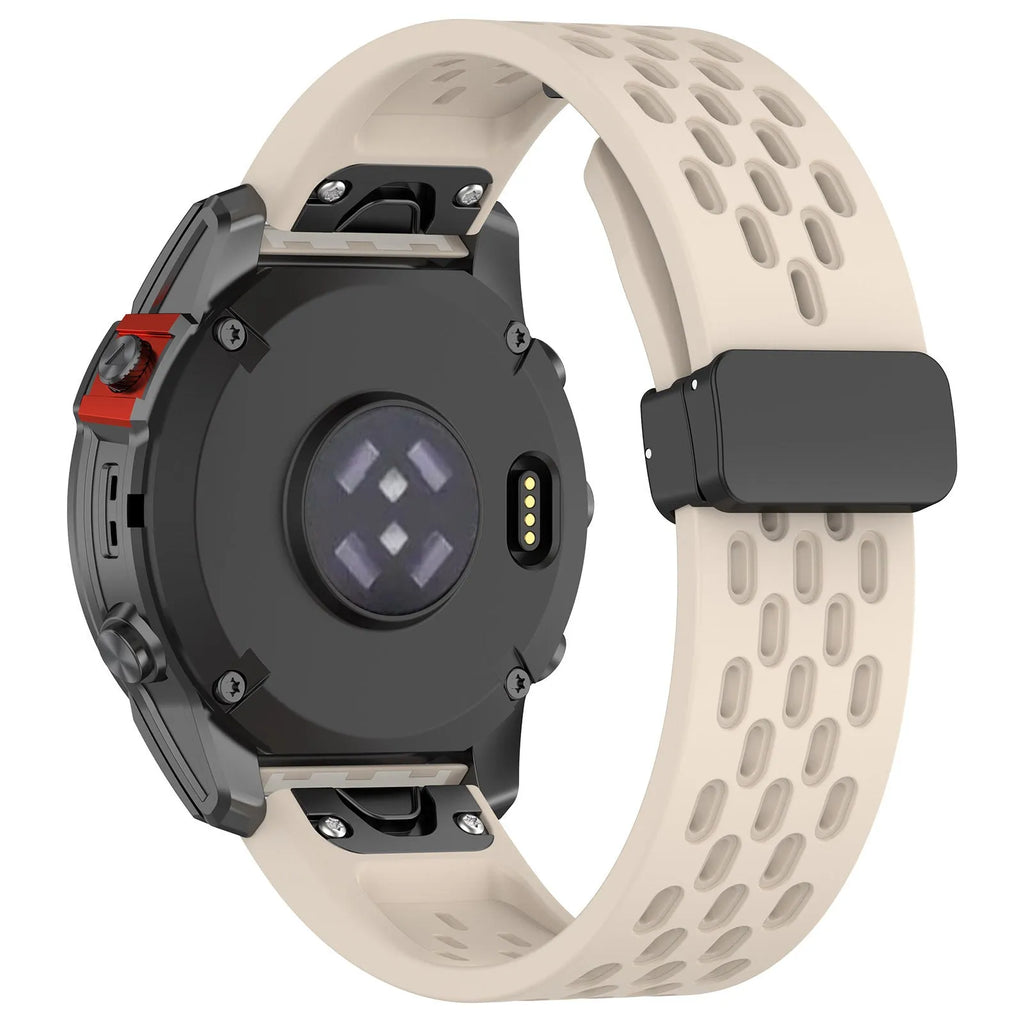Jiaming Fenix quick release watch strap in multiple colours showing 20mm, 22mm, and 26mm width options.