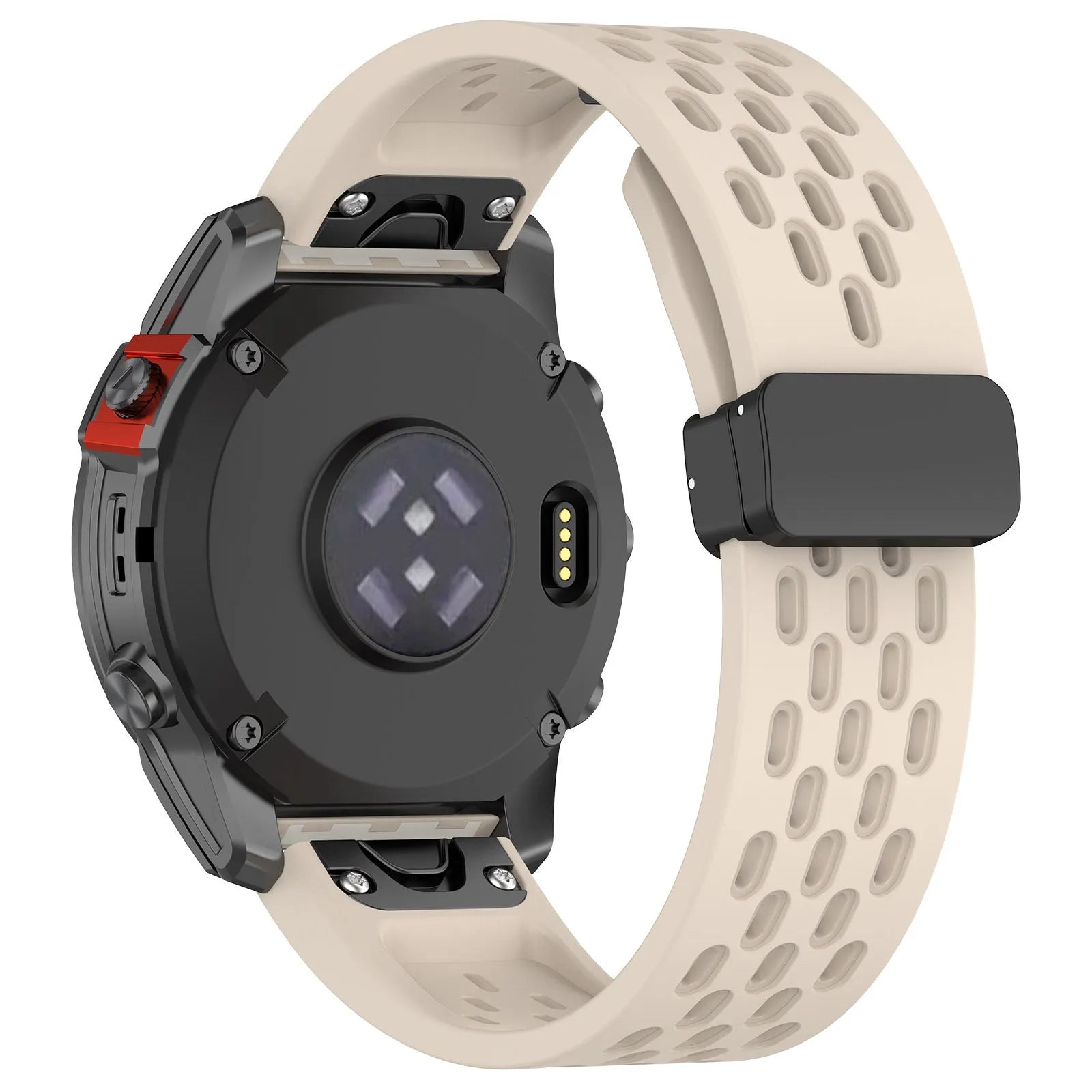 Jiaming Fenix quick release watch strap in multiple colours showing 20mm, 22mm, and 26mm width options.