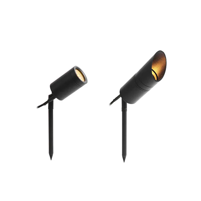 Outdoor aluminium ground lamp with LED light for lawn or courtyard