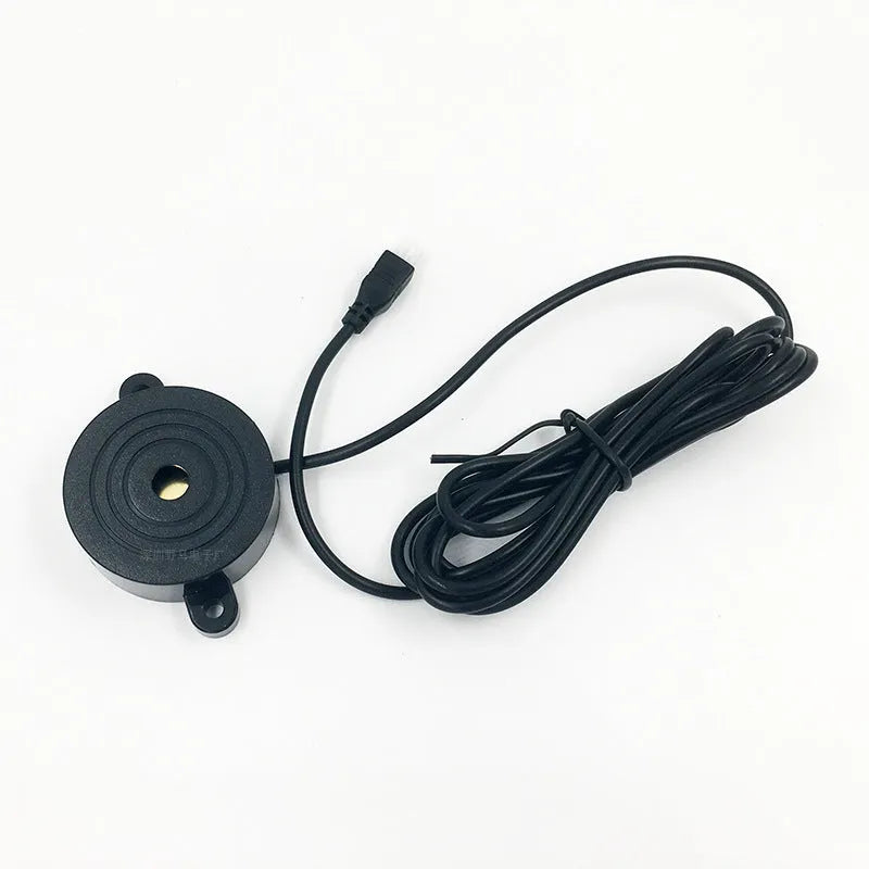 4-probe car reversing radar kit with sensors, command module, and installation tools