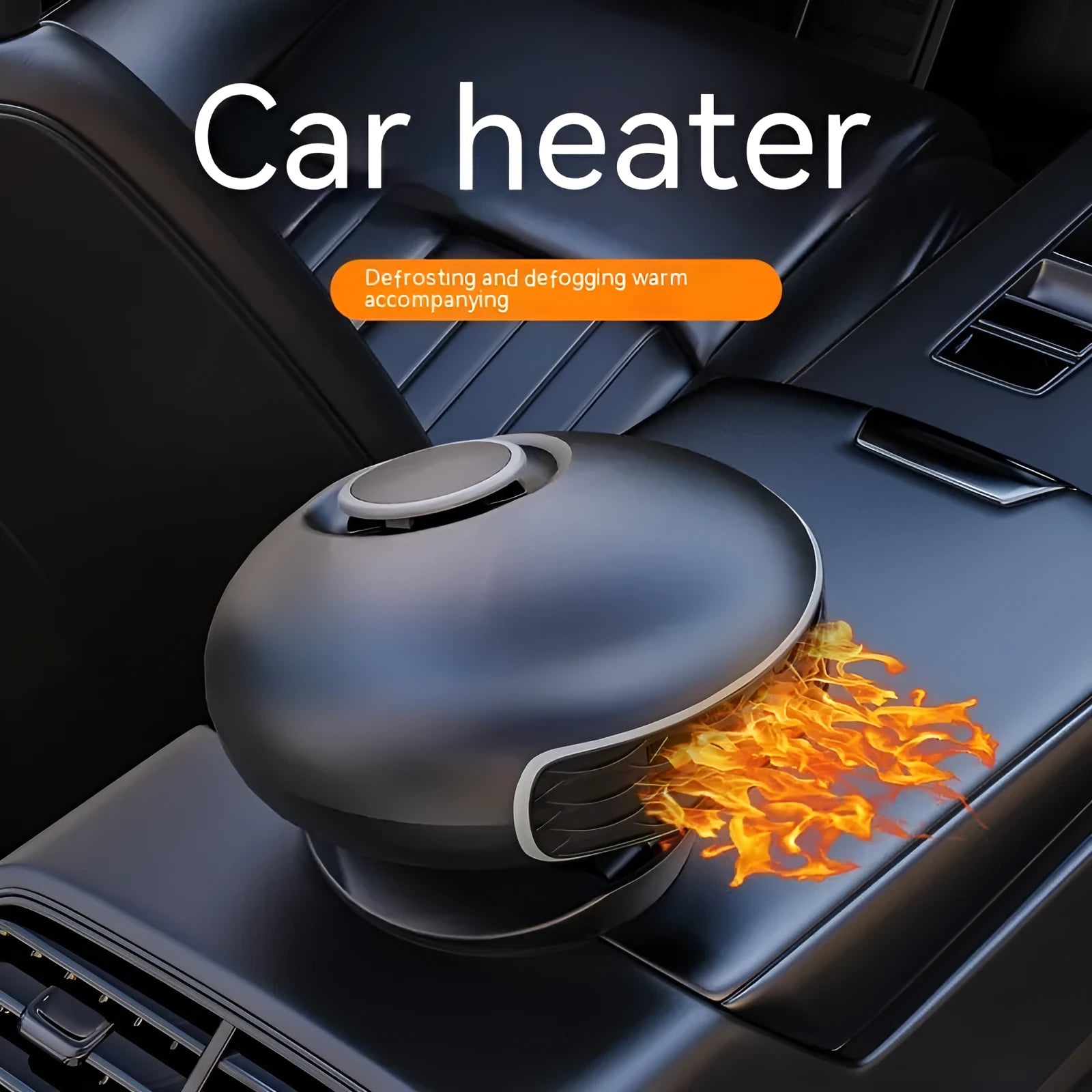 12V 24V car heater blower for windscreen defrosting with 130cm power cable