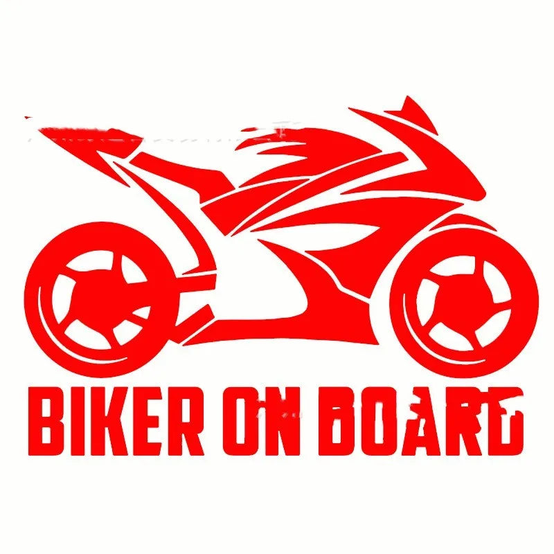 Motorcycle car reflective stickers in multiple colours with two size options on vehicle surface