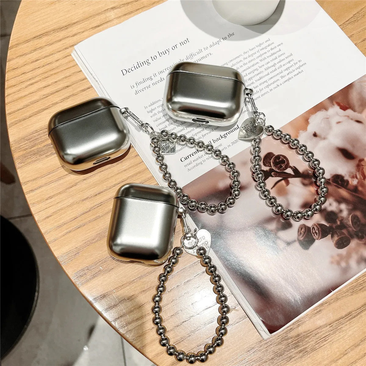 Matte plating TPU protective case for universal AirPods compatibility including AirPods 3, 4, and Pro models