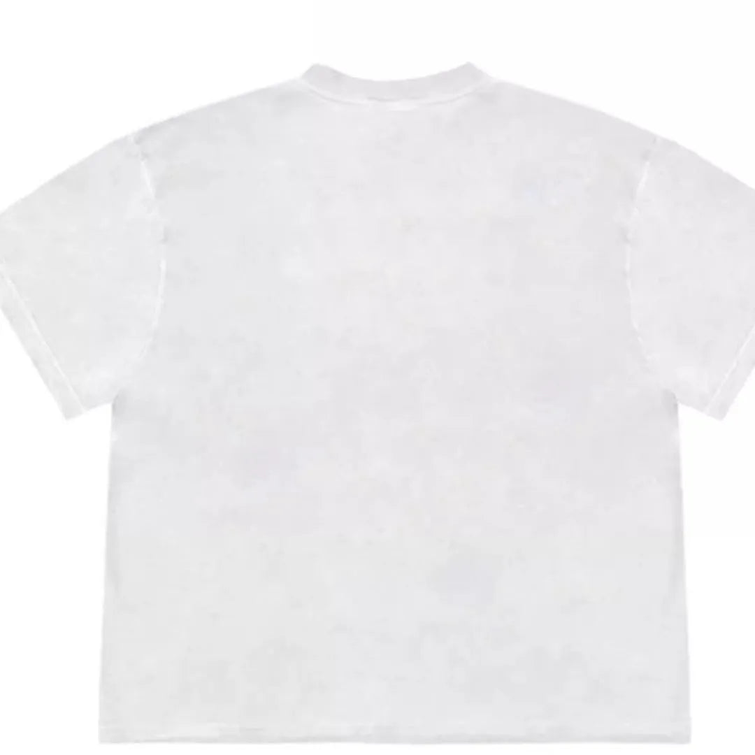 Blueberry patchwork style T-shirt with fruit print design in ice oxygen cotton material
